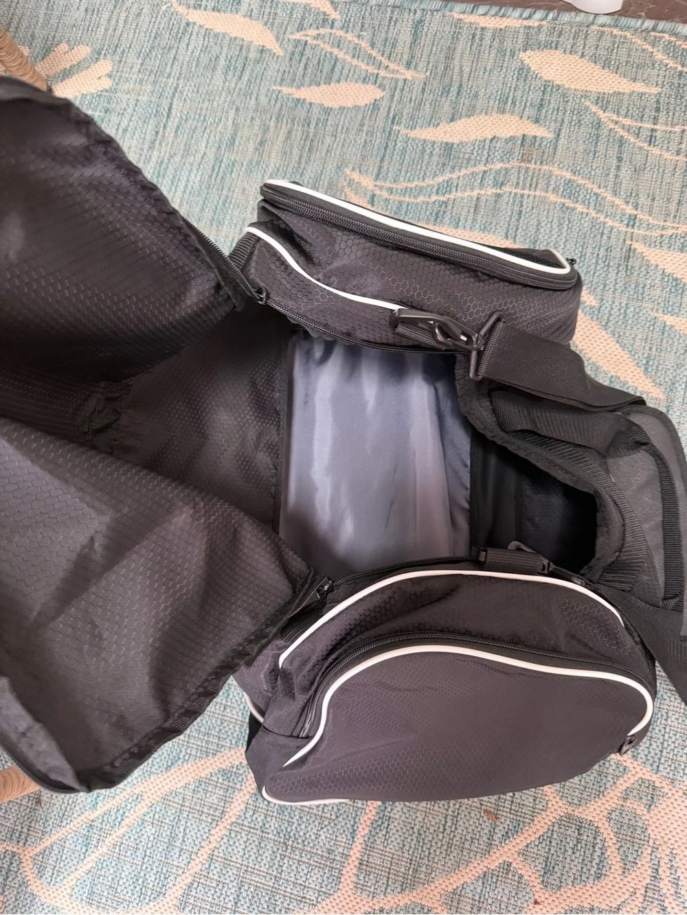 New Adidas Black Duffle / Gym Bag